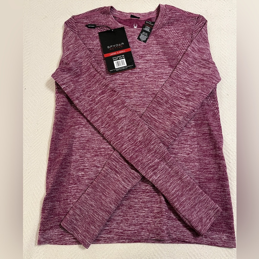 Long sleeve Spyder Active athletic shirt